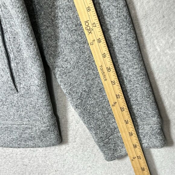 Peter Millar Crown Fleece Full Zip Sweater LG Gale Performance Gray MF23K63 $160 - Picture 9 of 14